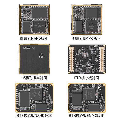 正点原子I.MX6ULL核心板ARM Linux嵌入式NXP IMX6ULL邮票孔/B2B