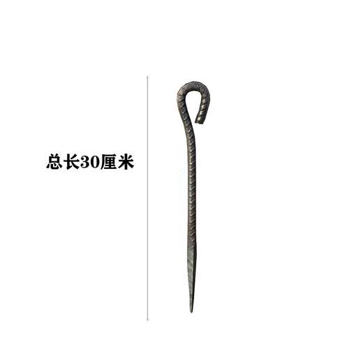 户外天幕帐篷地桩地钉固定大棚钉加粗栓牛羊狗防风钉螺纹钢地锚钉