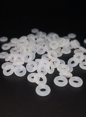透明VMQ白色O型圈黑色硅胶密r封圈29 30 31 32 33 34 35线径1.5mm