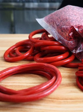 硅胶红色O型圈内53/56/58/60/65/69/73/75/80/L82/90/95/100*5.3m