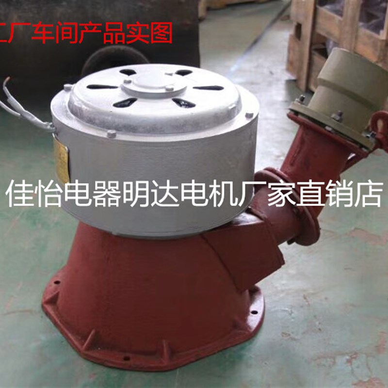 全铜线220V500W3000W水力小型交流发电机家用永磁无刷斜击式