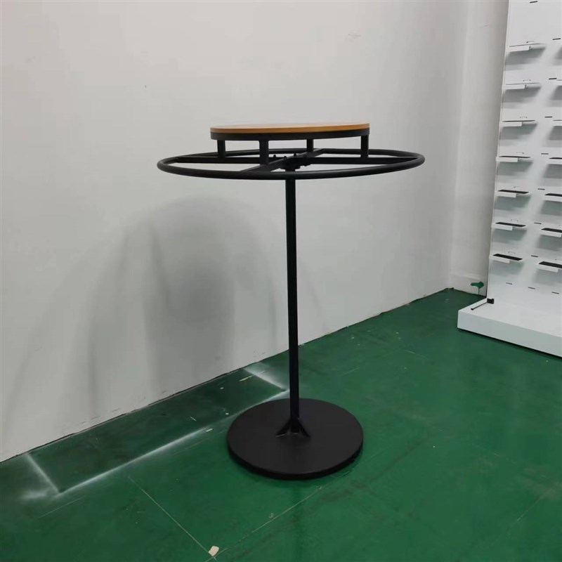 服装店货架圆形衣架展示架落地式男女童装店衣服挂可旋转衣中岛架