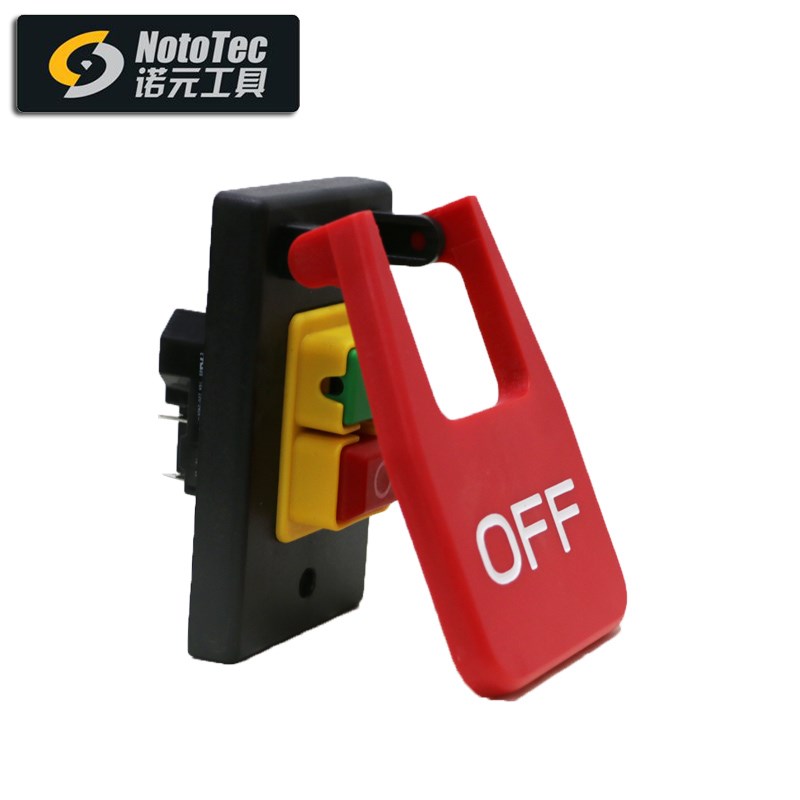 诺元工具220V电磁开关KJD17B台锯开关工具的好帮手防触碰开关