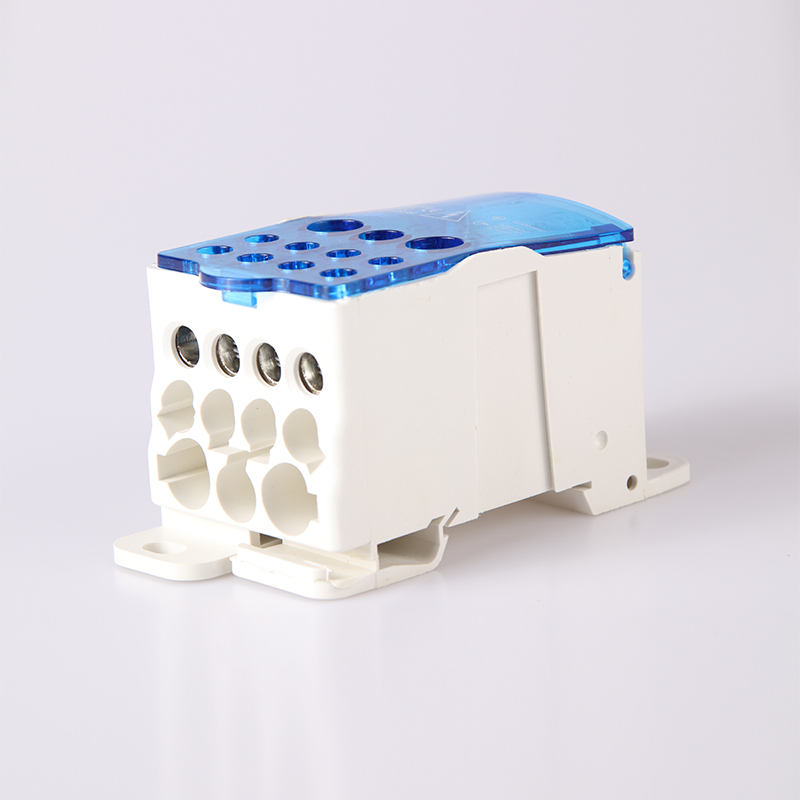 UKK-250A单极分线盒导轨式一进十一出大电流分线端子盒电线分线器