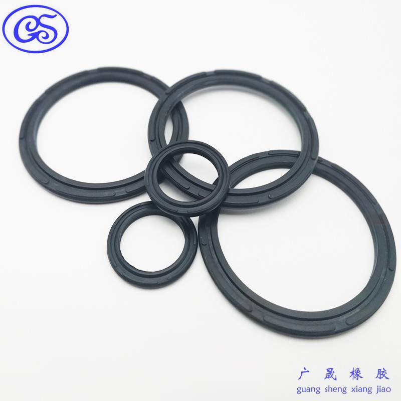 双向气封平垫气缸活塞密封圈COP50*40/63*53F/80*65/85*70*3.8*5.