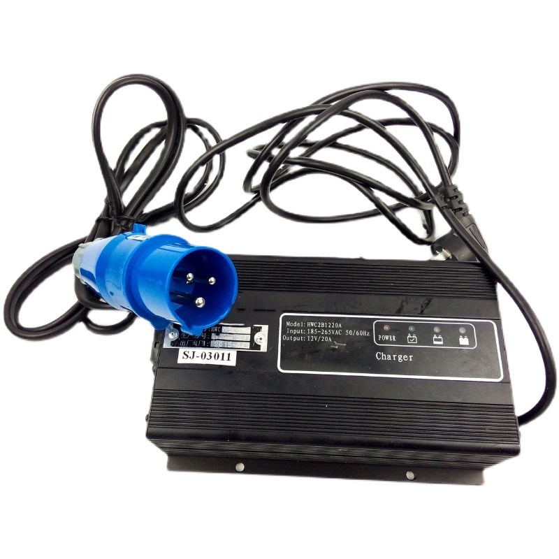 叉车充电机诺力加力半电动升高车堆高车SPN充电器12V18A