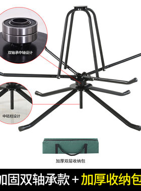 地热地暖管轴承放管器空调管放管架子放线电缆盘管器加厚加强工具