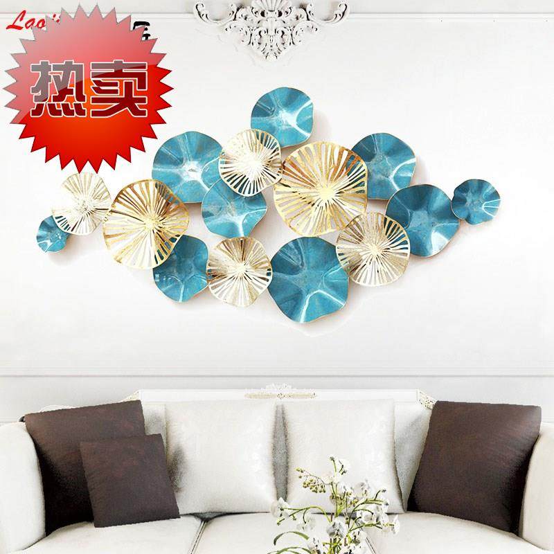 歐式鐵藝壁挂輕奢金屬荷葉06壁飾創意沙發背景牆裝飾客廳牆面裝飾在類目 家居飾品, 壁飾中 - 來自Buy2taobao.com提供專業的淘寶代購服務