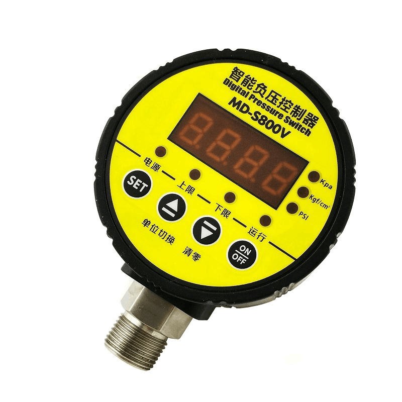数显智能型压力开关真空负压表负压控制器真空泵MD-S800V上海铭