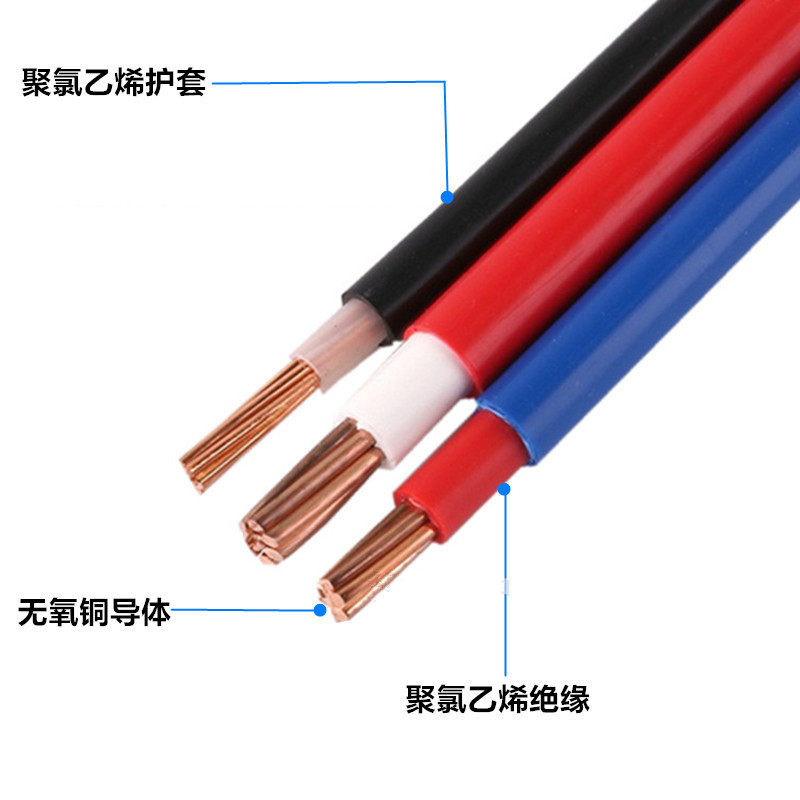 金龙羽电缆国标BVV10/16/25/35/50平方铜线双塑铜芯电线家装散米,全屋定制,柜体,淘宝优惠券,粉丝福利购,淘宝优惠卷