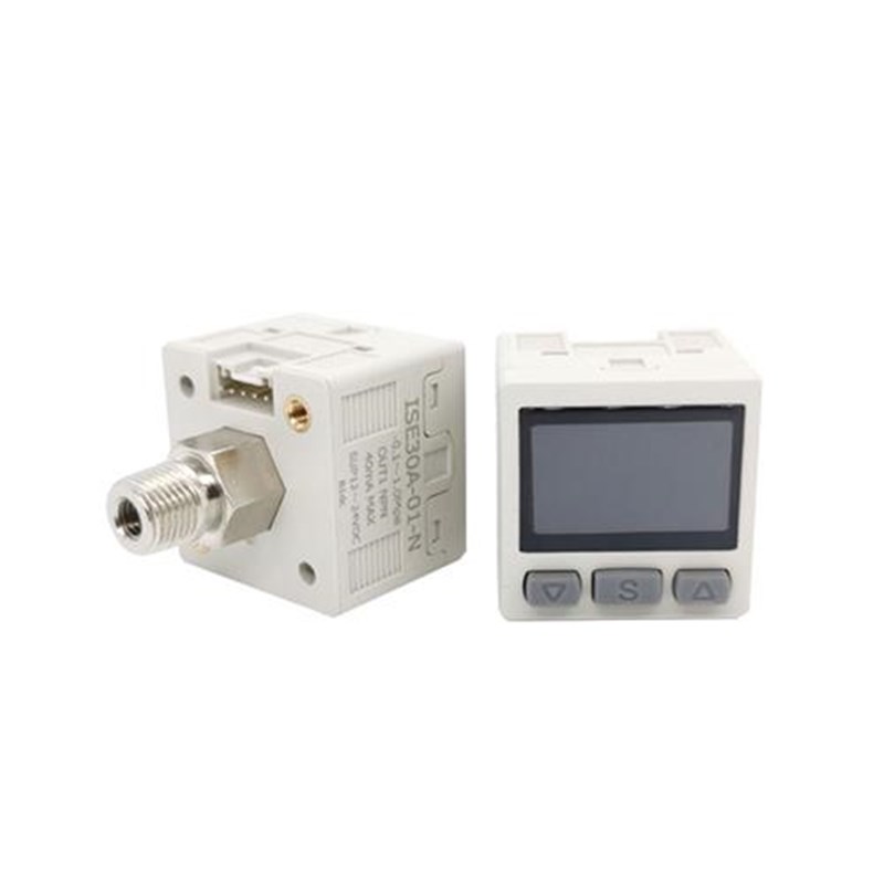 smc型真空负压表I/ZSE30AF-01-N数显压力开关机械手气压感应控制