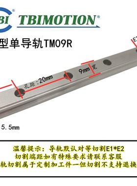TBI台湾微小型导轨滑块TM07NN TM09NL TM12WN 15WLZO进口高精密座