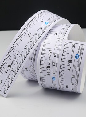 工业缝纫机不干胶台板尺服装裁剪检验台测量衣工具90厘米带粘尺子