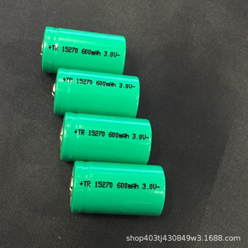15270 CR2可充电锂电池3V测距仪望远镜相机电池600mah充电