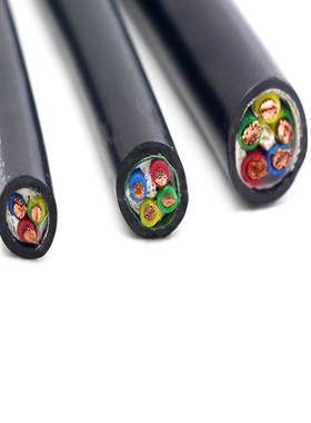 起帆电线 YJVR3芯4芯2.5/4/6平方 充电桩线芯软电缆11米起售