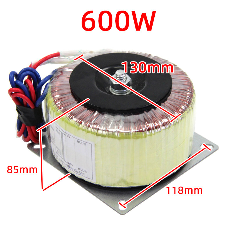 单相电环形变压器220v交流转60 110V 200W 400W 500W 600W 800W - 实物图