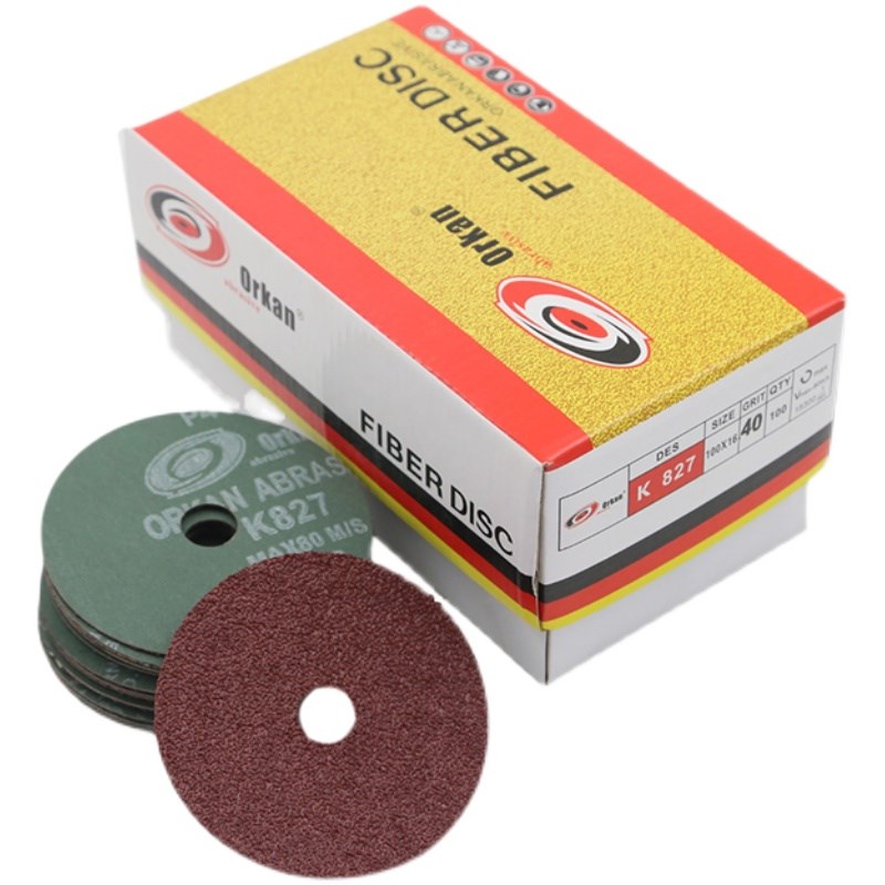 orkan4寸钢纸片磨片切割片五金工具磨料锋利棕刚玉打磨砂片纸