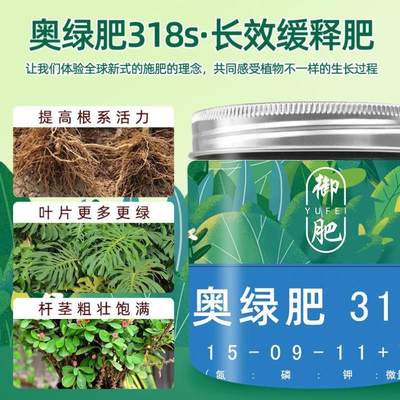 奥绿专用控释月盆栽肥9绿植蔷薇318S8-月季欧月玫瑰多肉花卉缓释