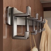 挂钩上墙打孔强力承重入户门挂衣钩衣服固定墙壁浴室化妆室