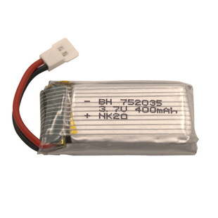 锂电池3.7v400mAh航模遥控飞机美嘉欣F47迪飞达F180可充电 752035