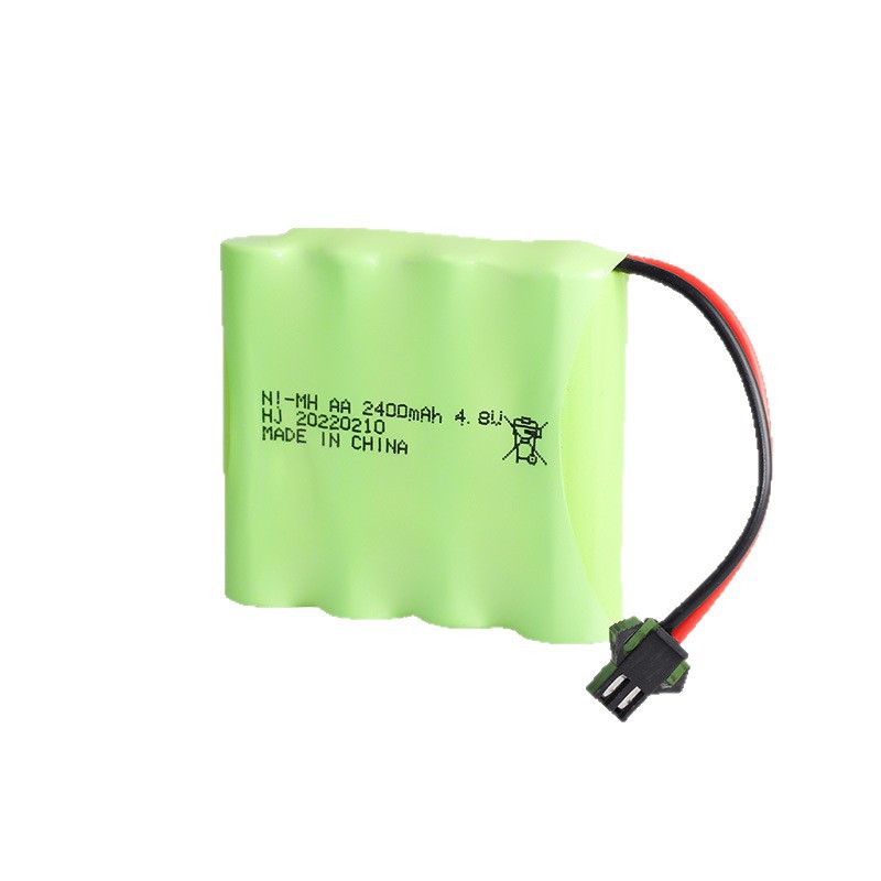4.8V AA 2400mAH 2000mAH镍氢充电电池玩具遥控车翻斗车电池5号