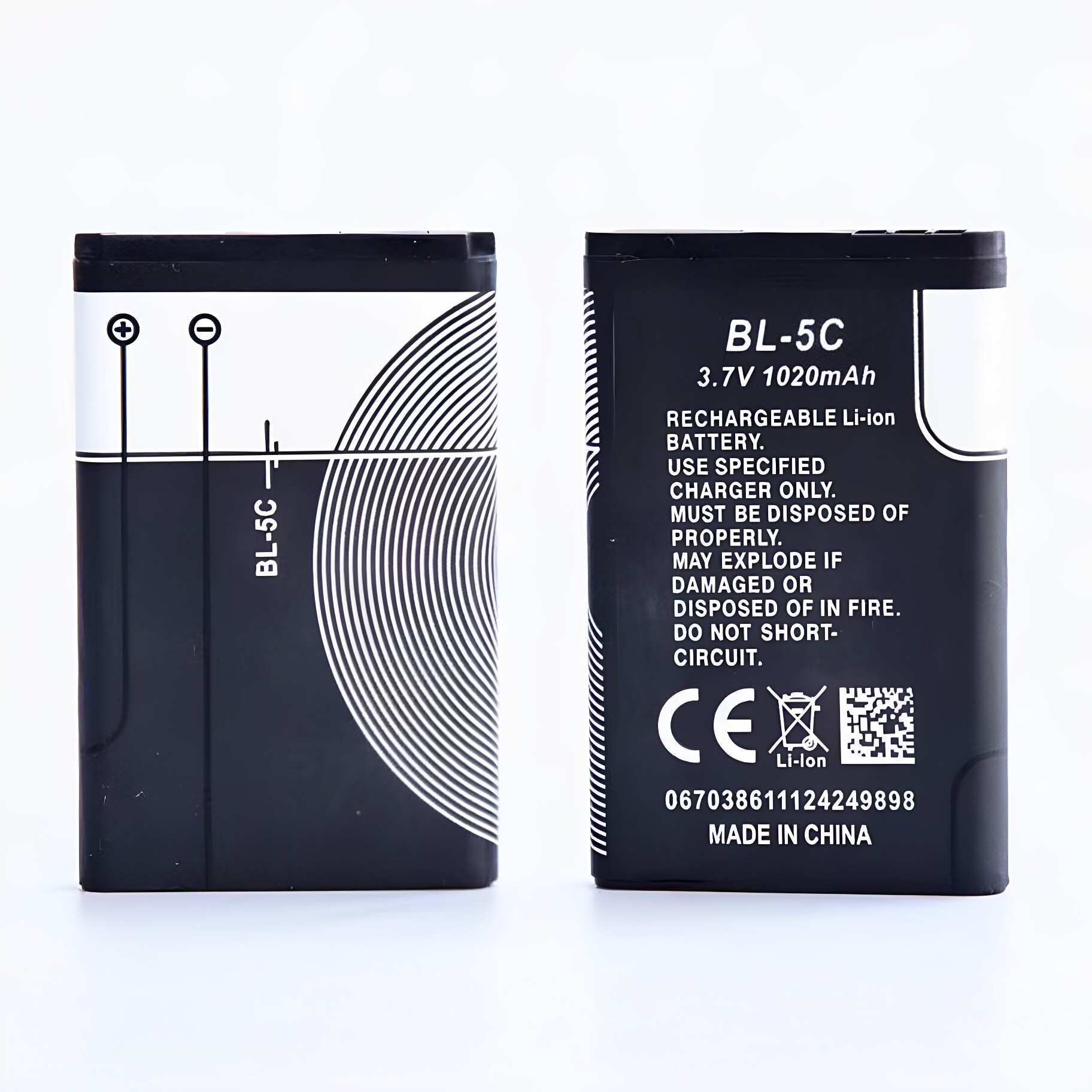 工厂聚合物锂电池BL-5C 3.7V内置电池插卡音箱收音机游戏机锂电池