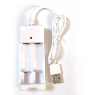 USB智能电池充电器2槽镍氢5号AA镍镉充电电池通用二座7号充电盒