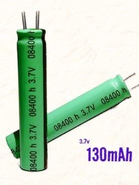 08400 130mAh 3.7V点烟器智能笔电子打火机点读笔电容式锂电池