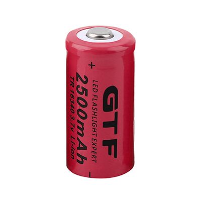 GTF16340 2500mah 3.7V锂电池 CR123A 3C数码迷尔手电筒充电电池