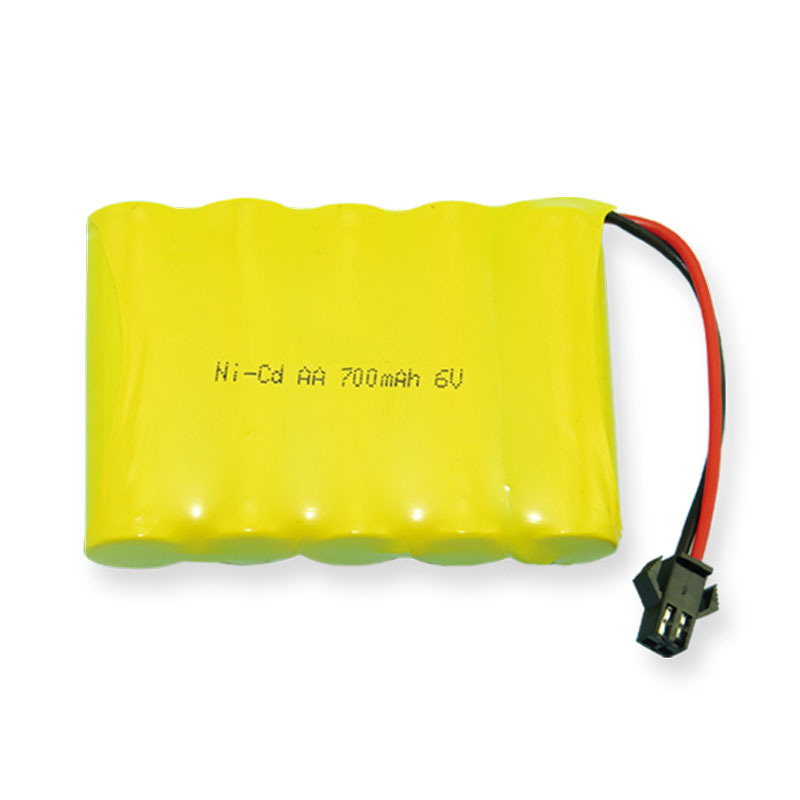 6V 700mAh M型 镍镉电池组AA5号充电电池遥控电动玩具