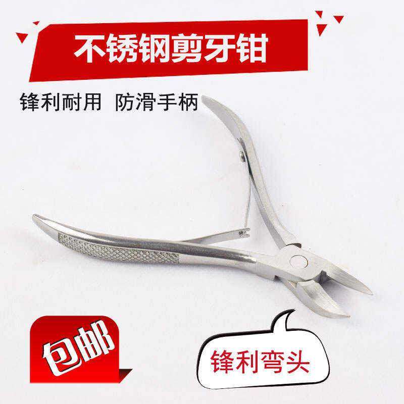 兽用不锈钢弯头剪牙钳 仔猪剪牙钳 猪用剪牙钳剪齿钳猪羊兔兽用剪