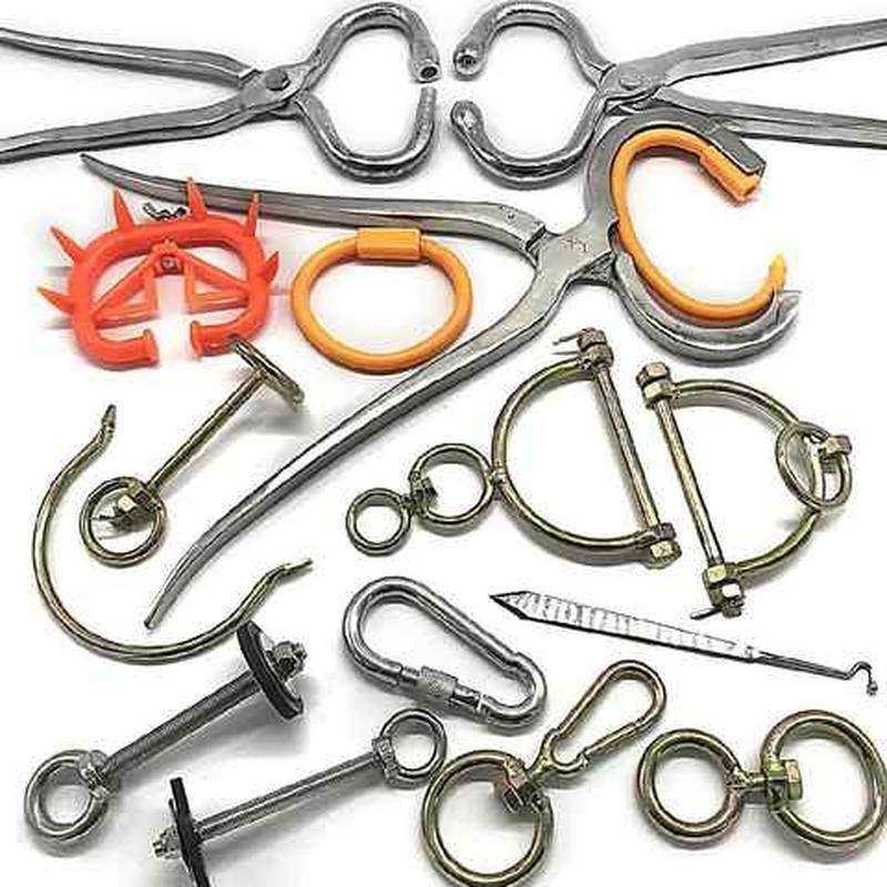 不锈钢牛鼻钳子牛鼻环牛鼻圈免打孔安装钳牛鼻子牵引扣养牛打孔器