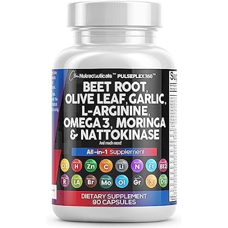 Beet Root Capsules 6000mg Olive Leaf 6000mg Nattokinase 4