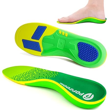 Popzoom Arch Support Plantar Fasciitis Insoles - 200lbs+