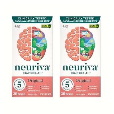 NEURIVA Original Brain Performance (30 Count)， Brain Supp