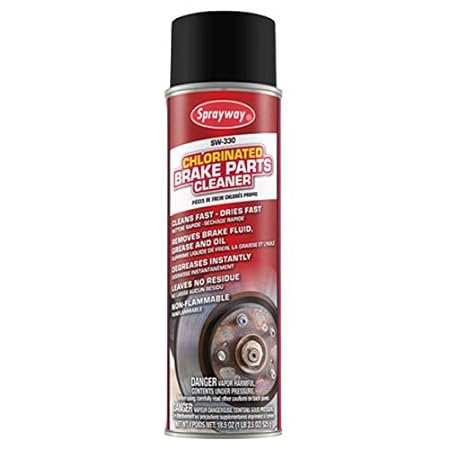 Sprayway SW330 Chlorinated Brake Parts Cleaner， 18.5 oz