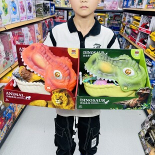 儿童恐龙玩具套装仿真动物玩偶软胶模型蛋三角龙霸王龙男女孩认知