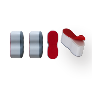 净博瑞洁身器马桶盖垫片马桶盖脚垫可根据需求加高粘贴式