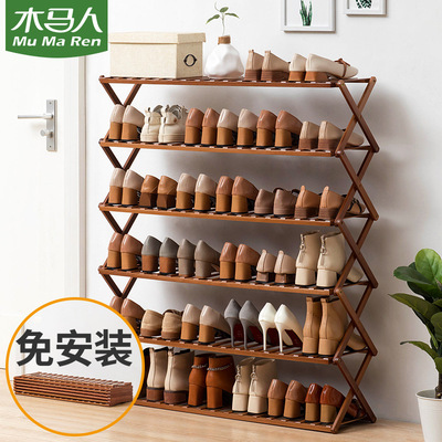 家用门口免安装鞋柜入户柜一体柜门外走廊用极窄超薄客厅鞋架子