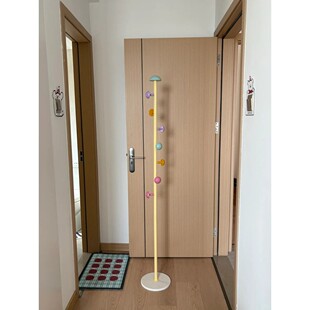 挂衣架家用入户卧室晚上放衣服神器落地不占地儿童收纳衣帽架