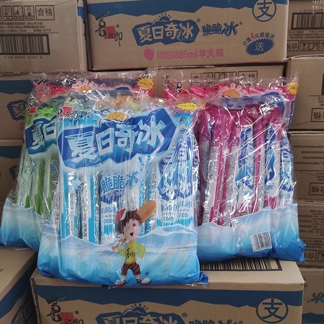喜之郎夏日奇兵脆脆冰碎碎冰85ml草莓香橙可乐酸奶菠萝夏季冰品