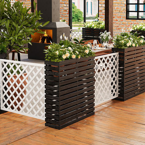 进口优质实木防腐耐用隔断围栏