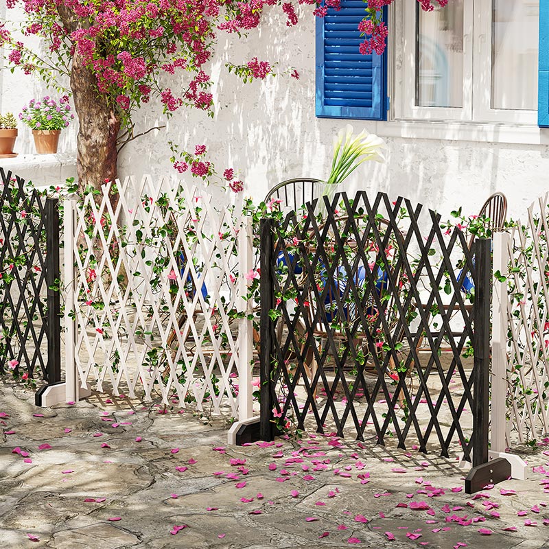 柚之艺弧形立柱拉网栅栏