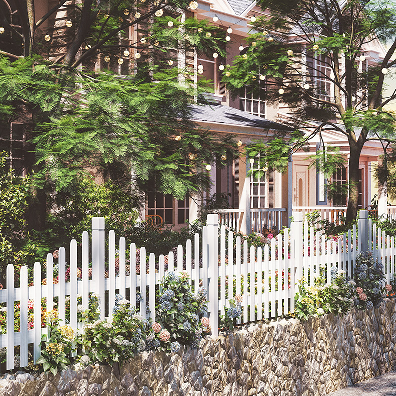 变压器别墅幼儿园欧式风木质栅栏