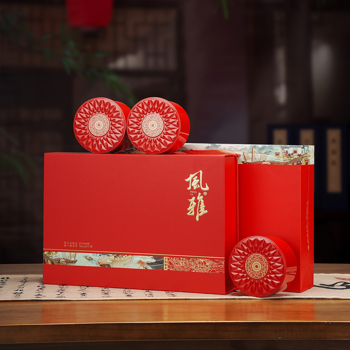 新款通用茶叶包装盒空礼盒半斤空罐古树红茶礼盒装高档空盒子图片