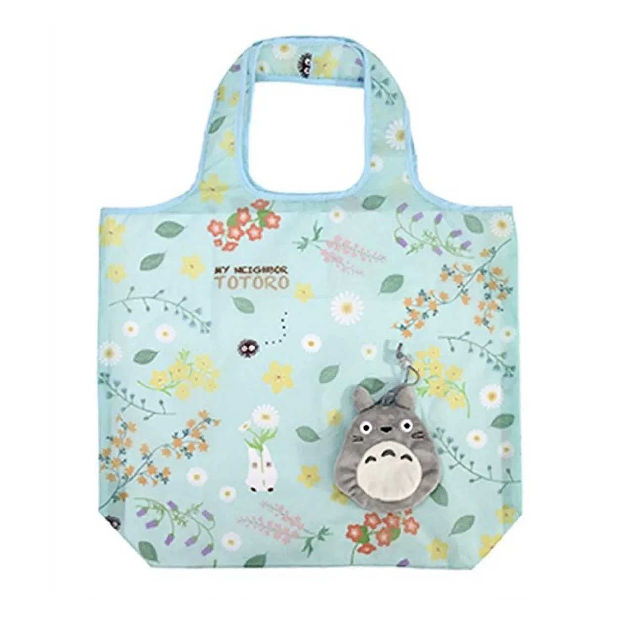 抽绳龙猫煤球君巴士猫超市购物袋旅行环保大容量轻便折叠单肩手提