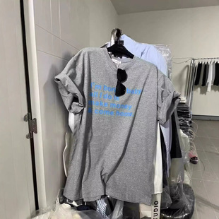 oversize纯棉正肩白色短袖t恤女微胖mm宽松chic上衣半袖大码体恤