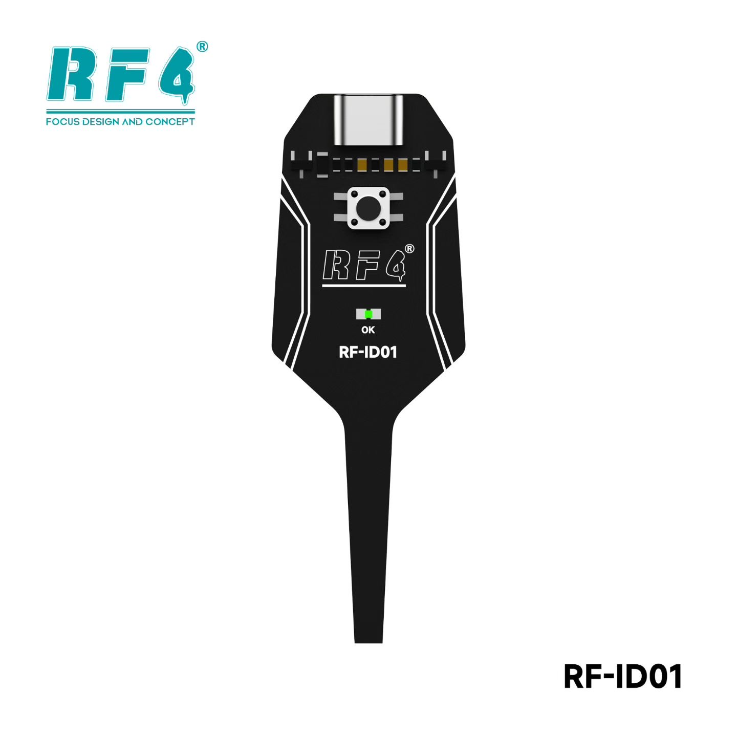 RF4 RF-ID01电感测试仪 手机维修主板电路电磁感应仪排查故障点