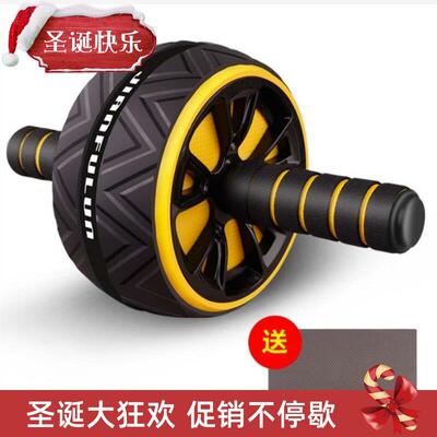 dual abs abdominal roller wheel exerciser workout body train
