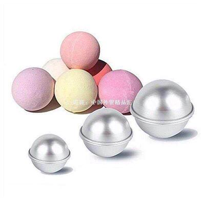 2pcs Set Aluminum Bath size Molds 3 DIY Bomb Bath Fizzy Sph